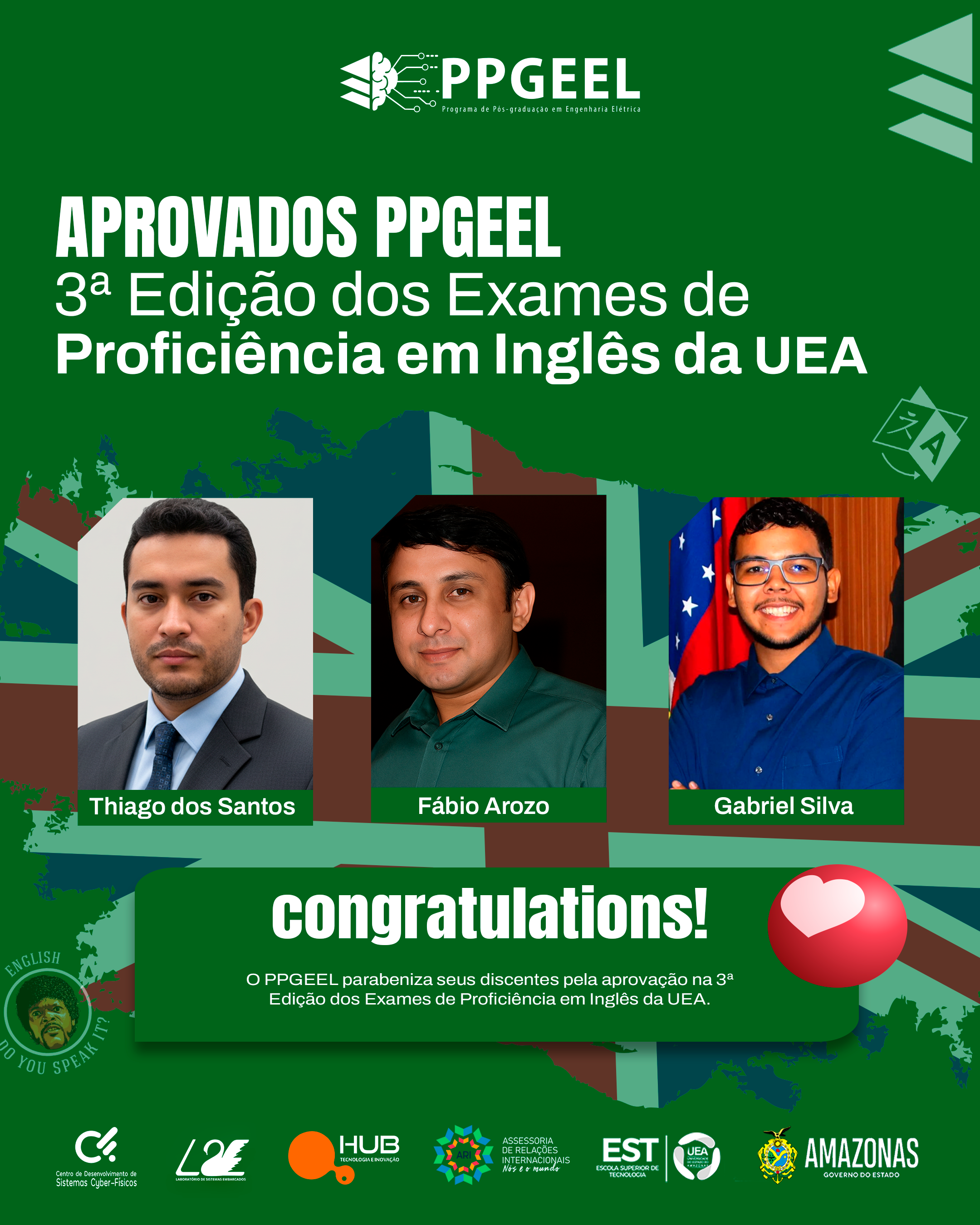 PPGEEL na 3ª Edição dos Exames de Proficiência da UEA