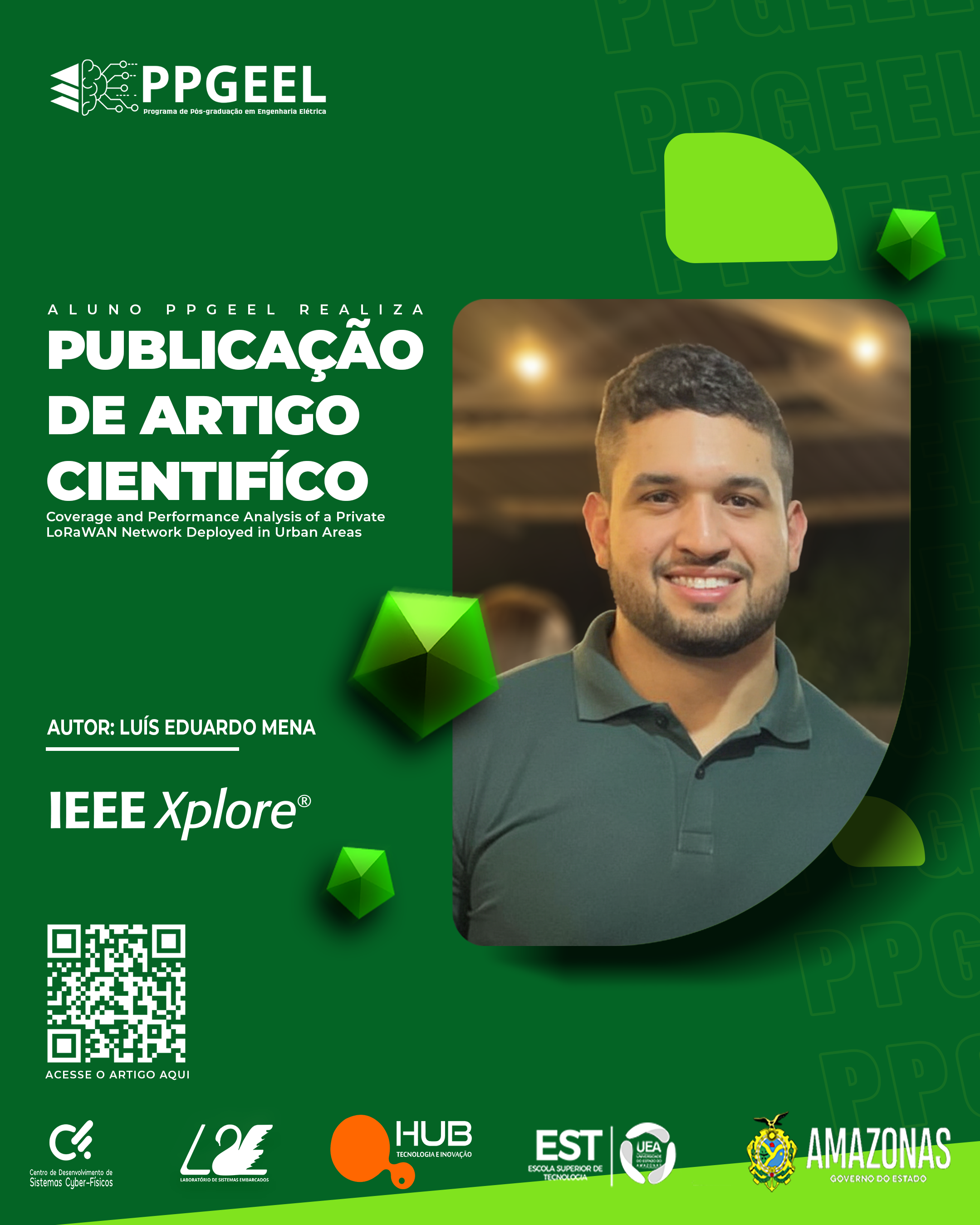 PPGEEL publica artigo: Redes LoRaWAN em áreas urbanas